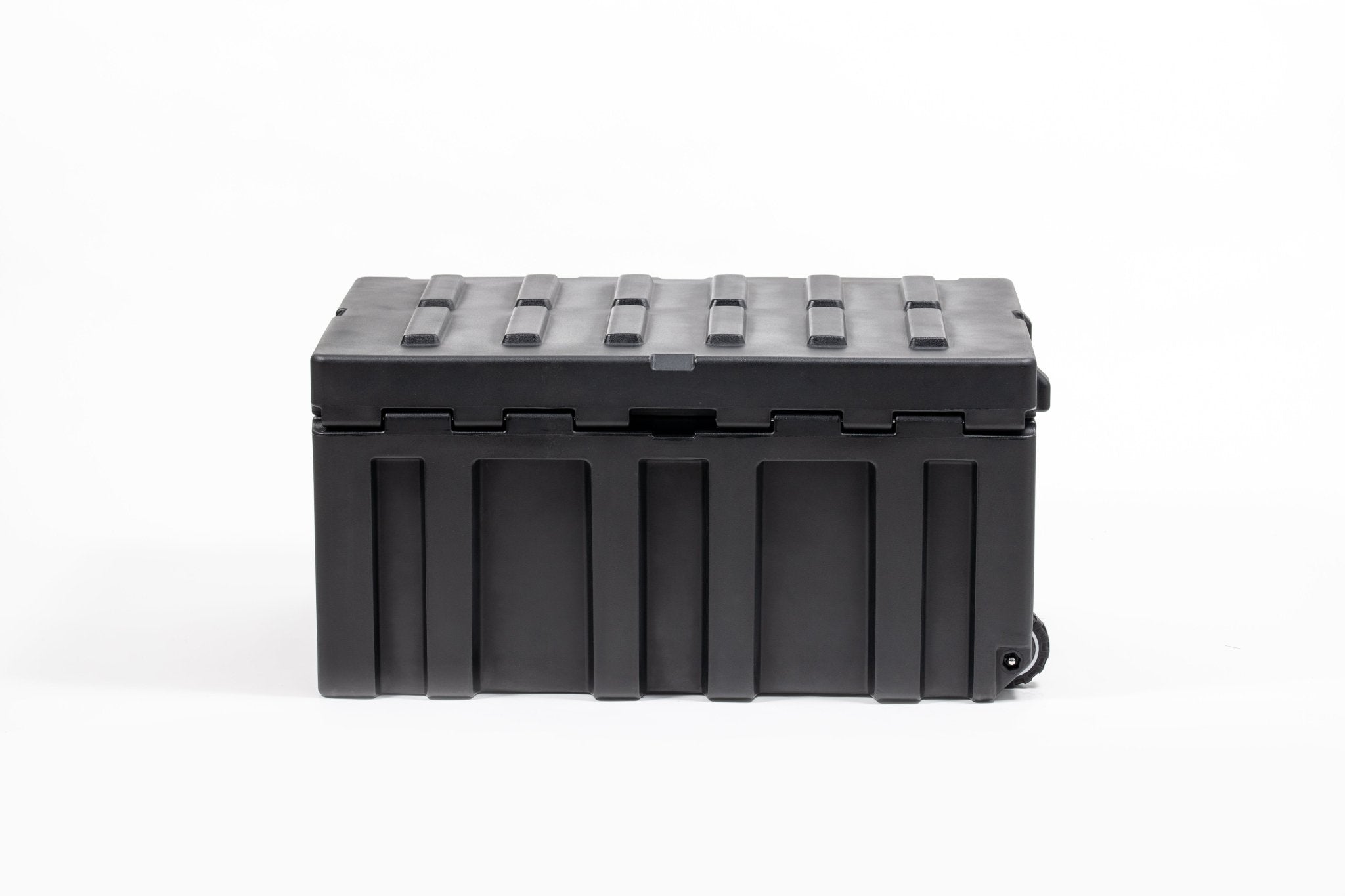 Deso 150L Wheeled Rotomolded Dry Box in ONYX - for backcountry hunting and camping by Deso Gear