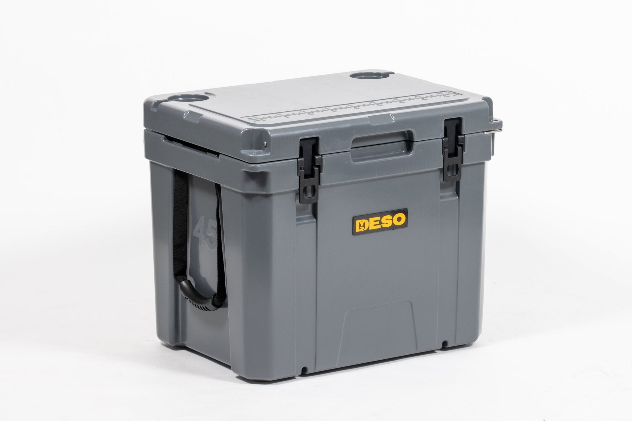 Deso 45QT Rotomolded Cooler in STONE - for backcountry hunting and camping by Deso Gear