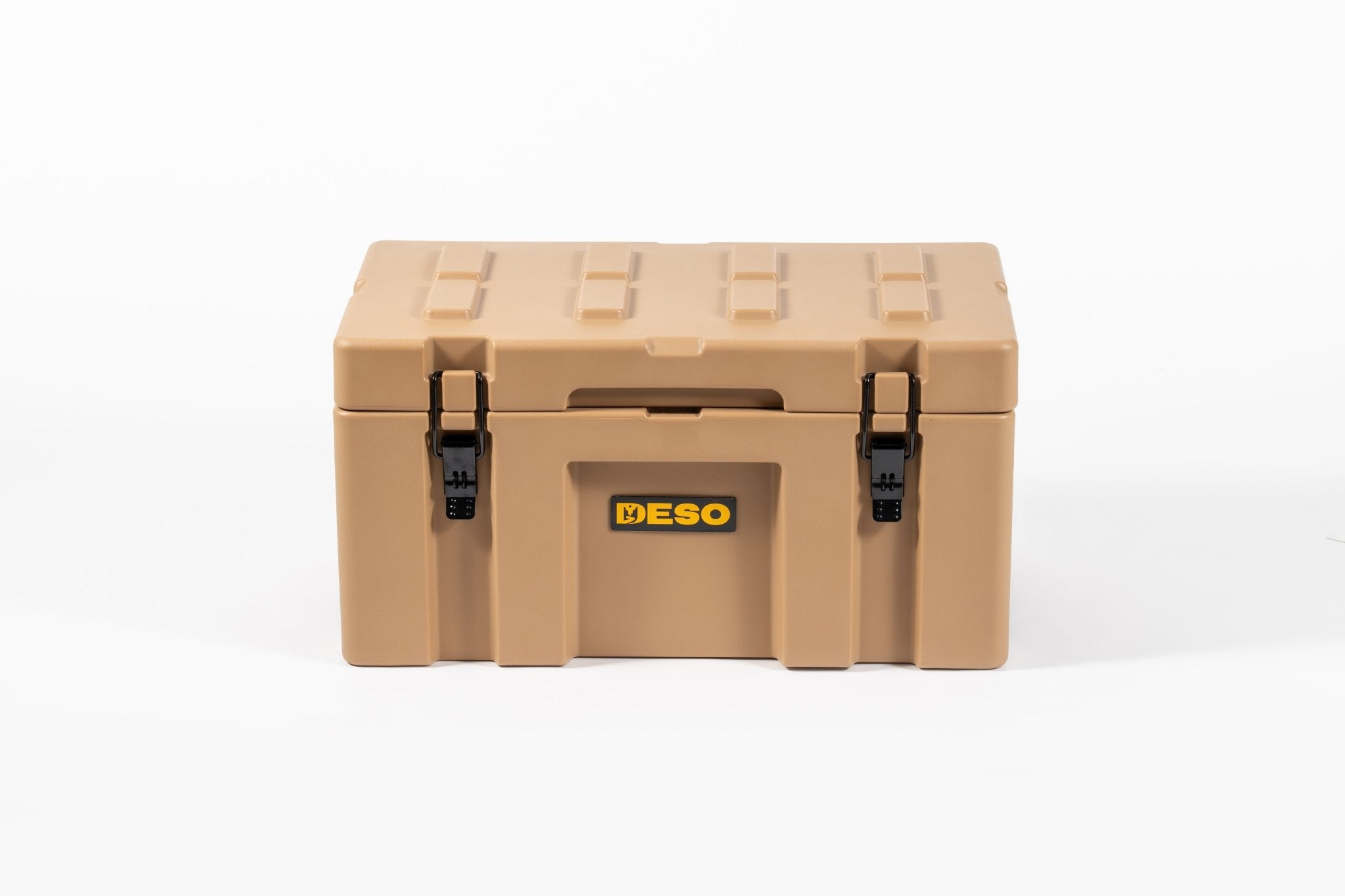Deso 50L Rotomolded Dry Box in SAND - for backcountry hunting and camping by Deso Gear