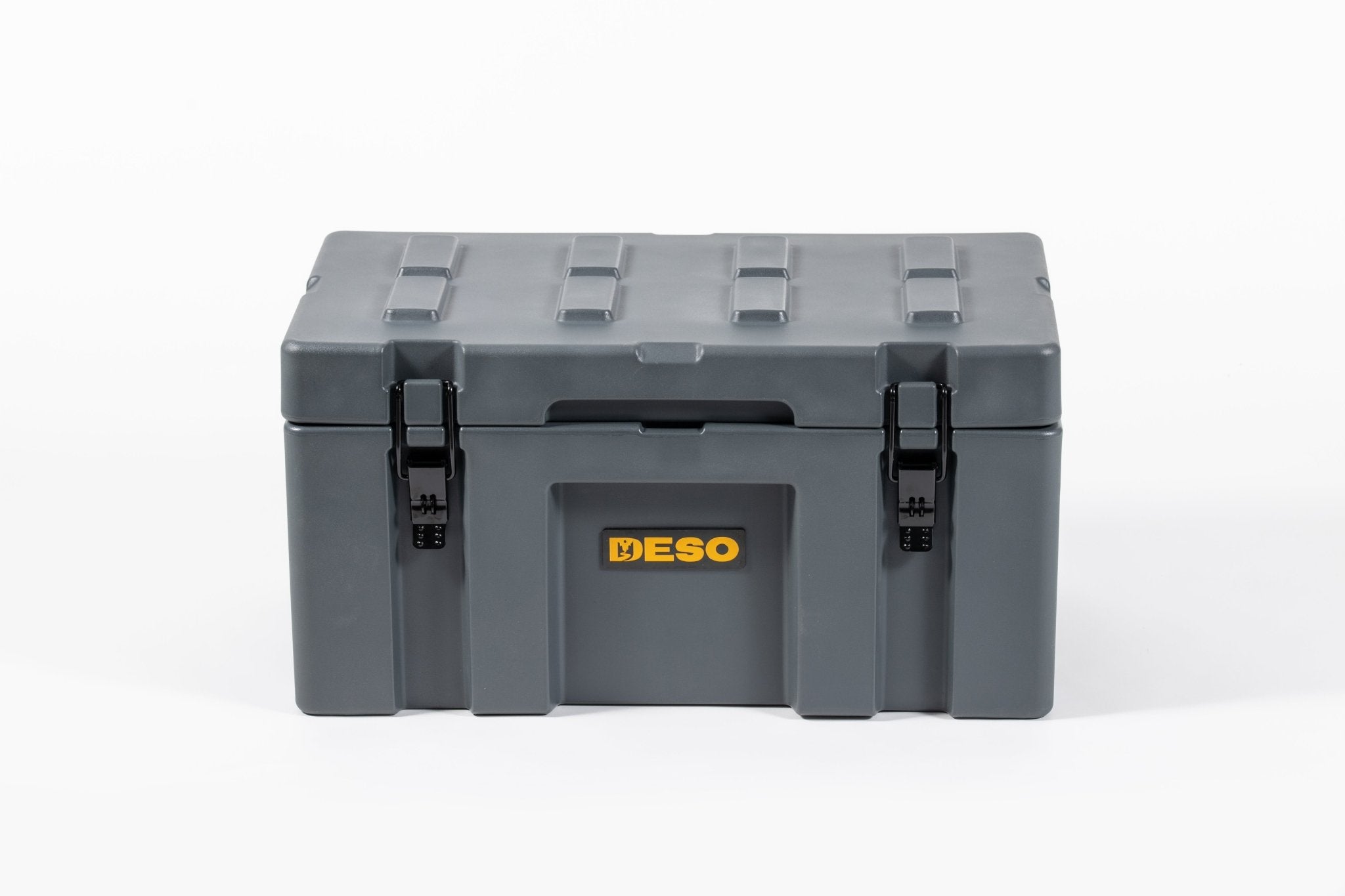 Deso 50L Rotomolded Dry Box in ONYX - for backcountry hunting and camping by Deso Gear