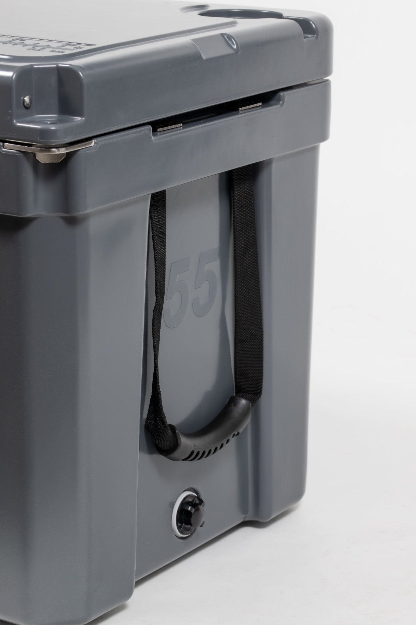 Deso 55QT Rotomolded Cooler in STONE - for backcountry hunting and camping by Deso Gear