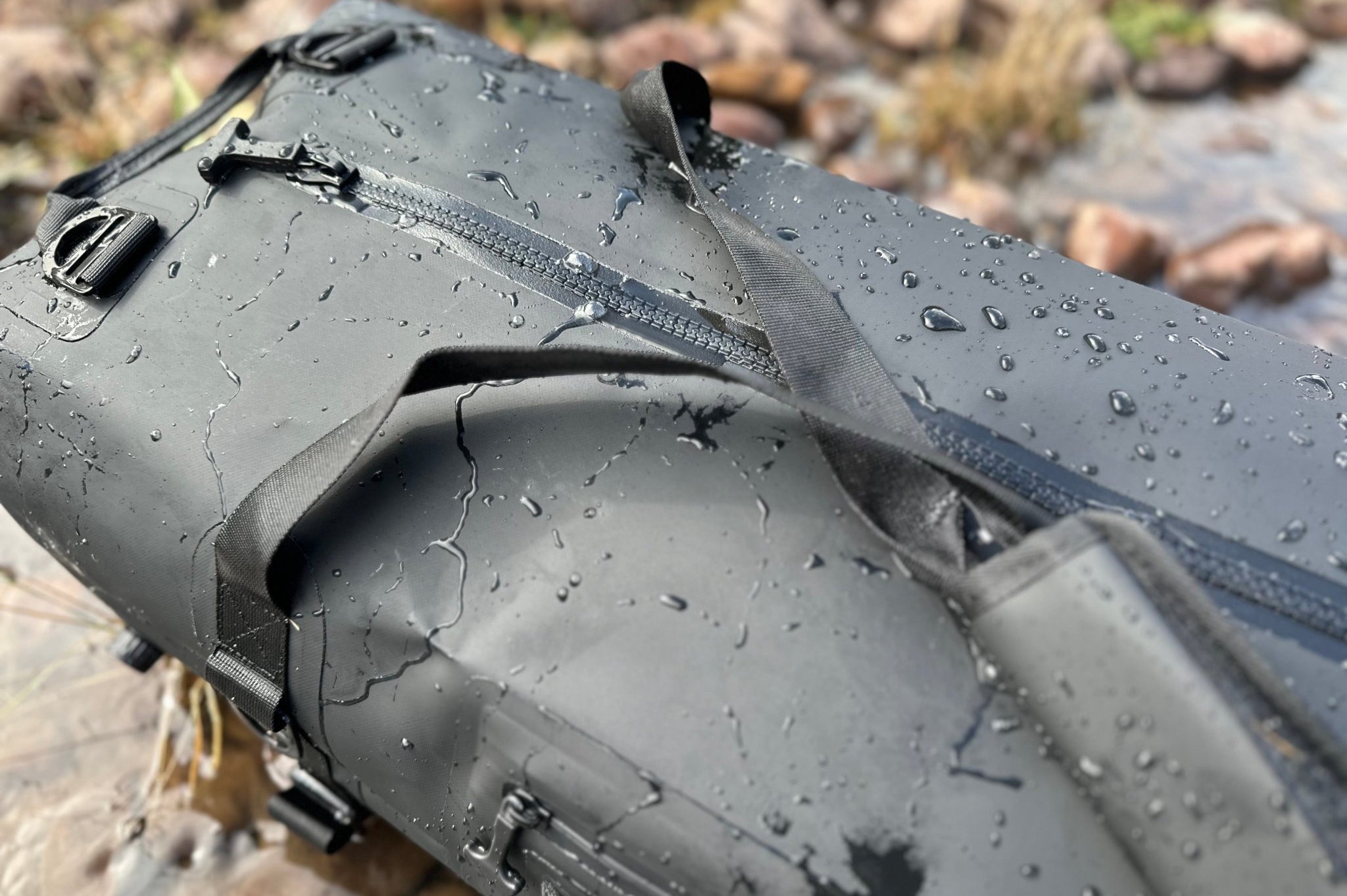 Deso 60L Submersible Ranger Duffel in ONYX - for backcountry hunting and camping by Deso Gear