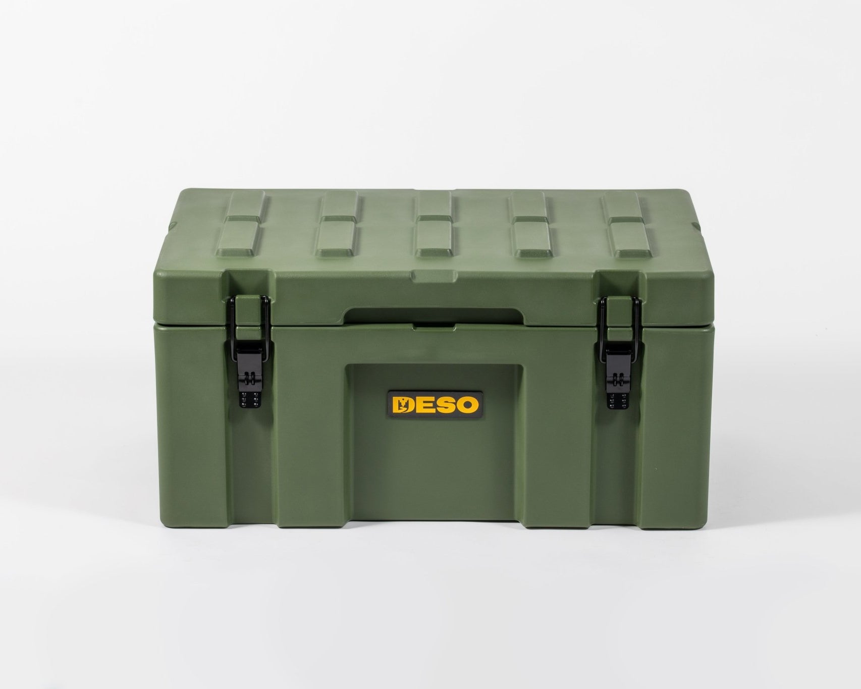 Deso 70L Rotomolded Dry Box in MOSS - for backcountry hunting and camping by Deso Gear