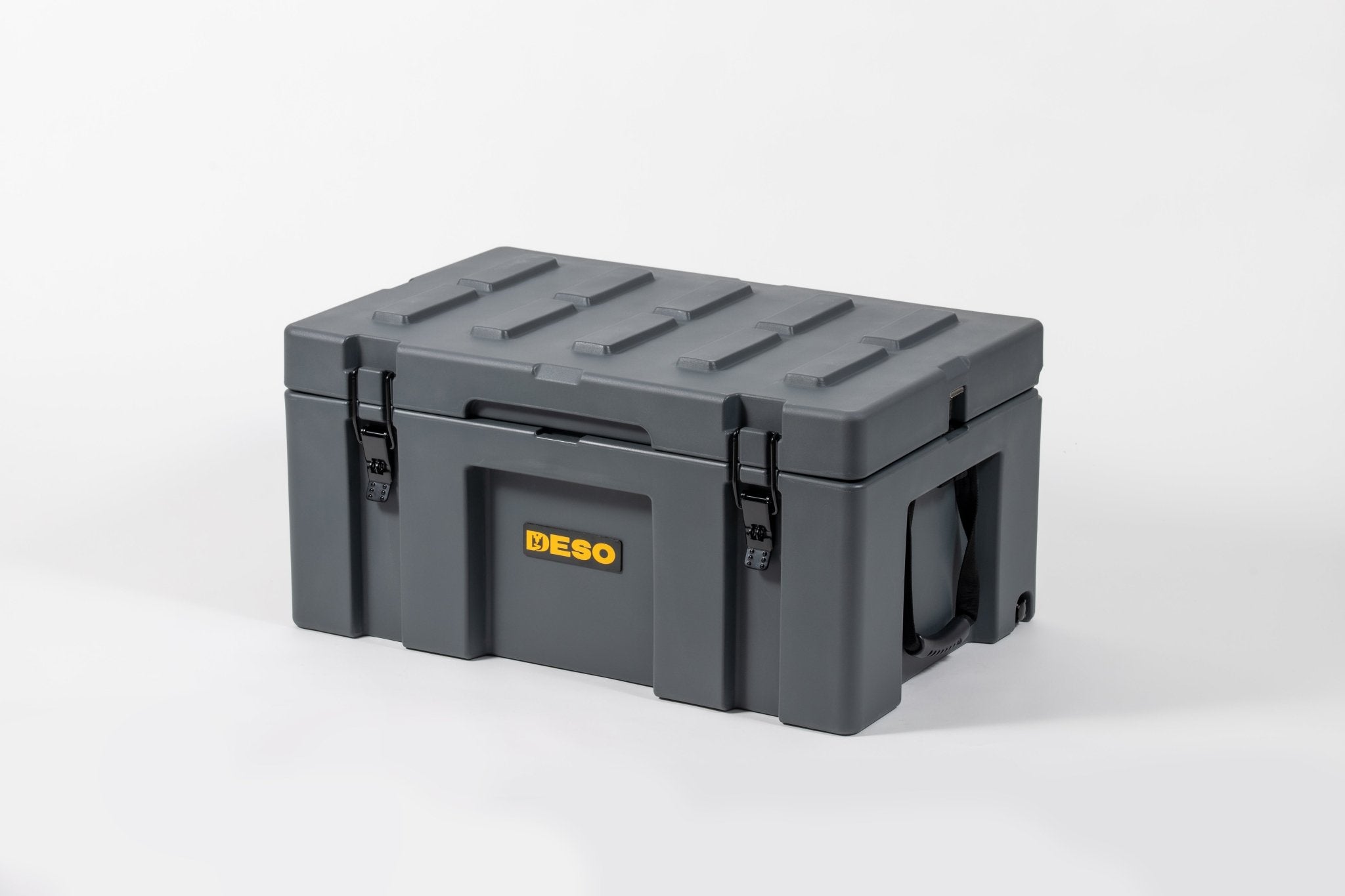 Deso 70L Rotomolded Dry Box in ONYX - for backcountry hunting and camping by Deso Gear