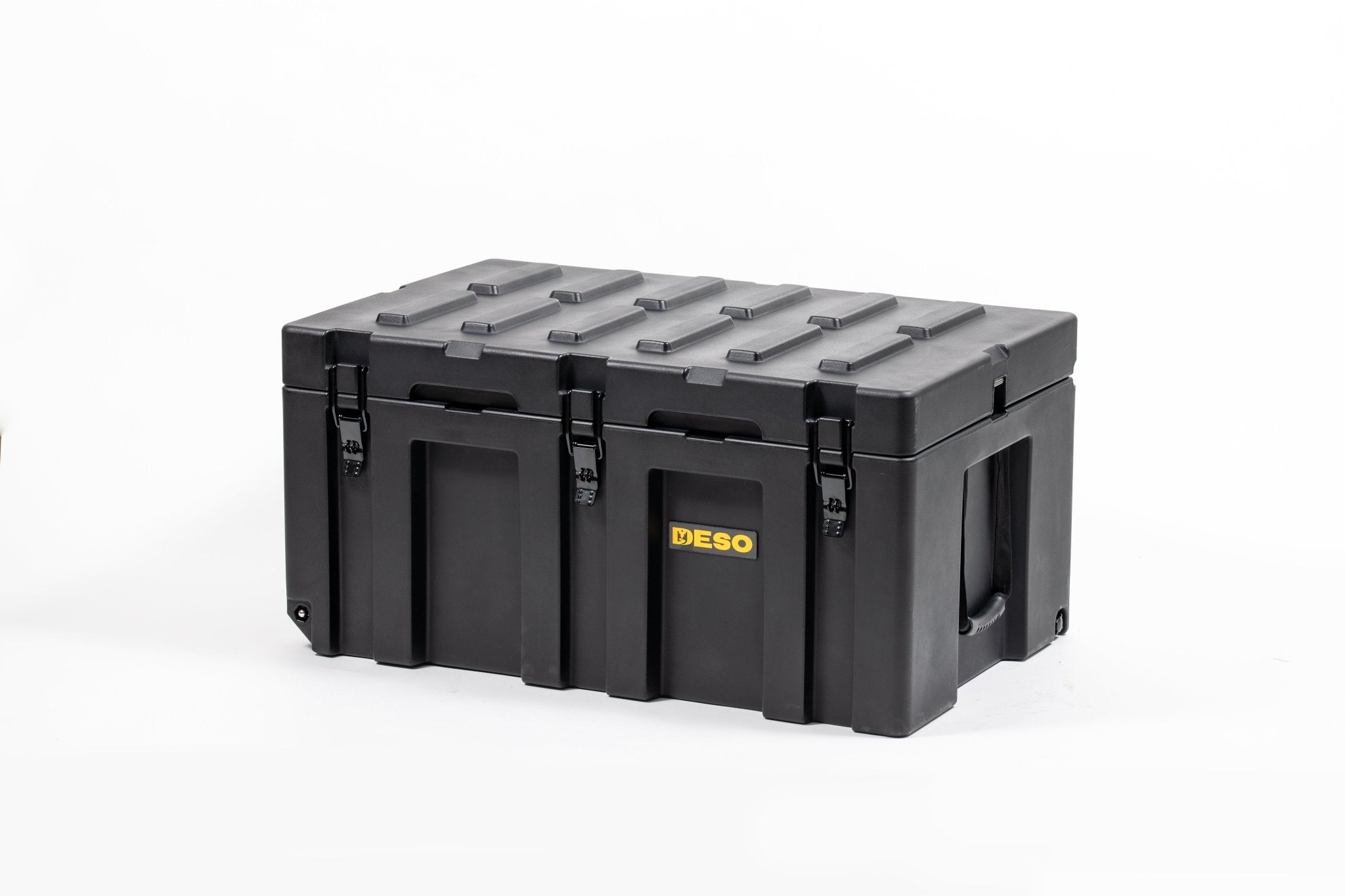 Deso 150L Wheeled Rotomolded Dry Box in ONYX - for backcountry hunting and camping by Deso Gear