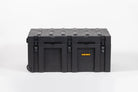 Deso 220L Wheeled Rotomolded Dry Box in ONYX - for backcountry hunting and camping by Deso Gear