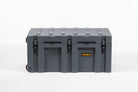 Deso 220L Wheeled Rotomolded Dry Box in SLATE - for backcountry hunting and camping by Deso Gear