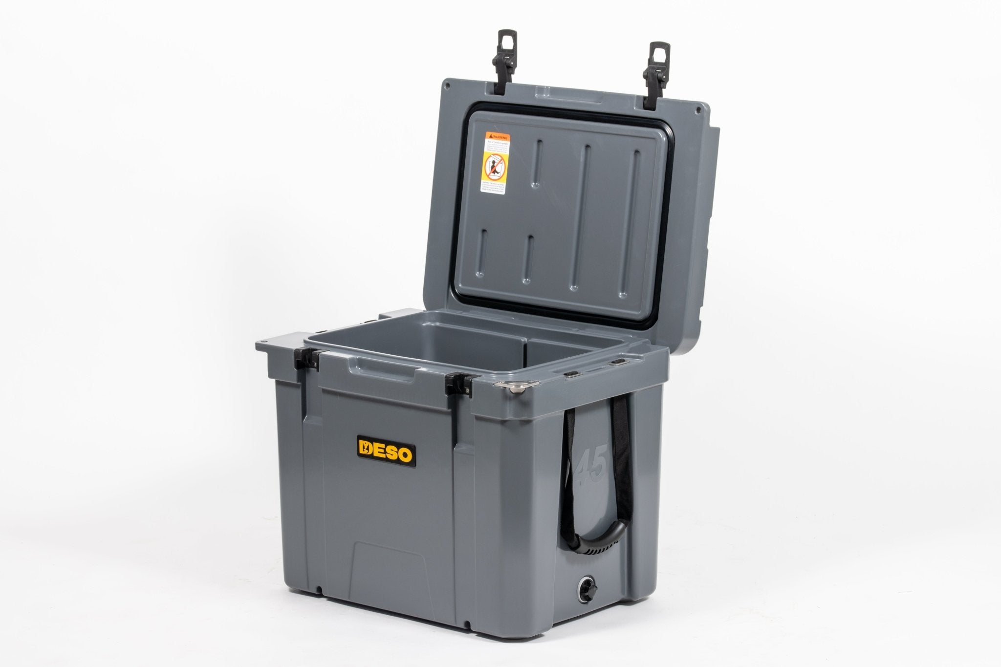 Deso 45QT Rotomolded Cooler in STONE - for backcountry hunting and camping by Deso Gear