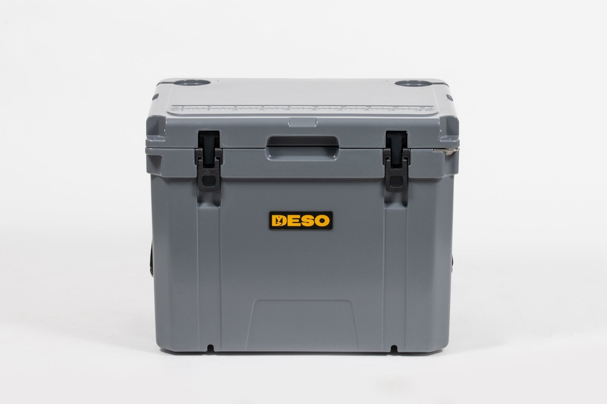 Deso 55QT Rotomolded Cooler in STONE - for backcountry hunting and camping by Deso Gear