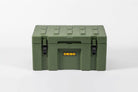 Deso 70L Rotomolded Dry Box in MOSS - for backcountry hunting and camping by Deso Gear
